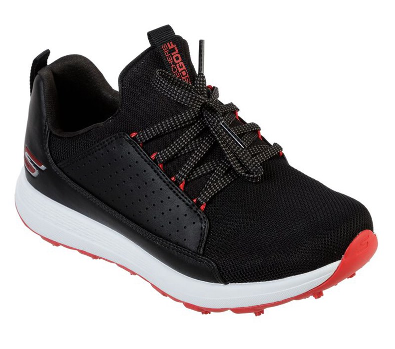 Skechers Pojkar Svarta/Röda Sneakers - Go Golf Max - Lil Mojo - Sverige (YPVOW-0956)